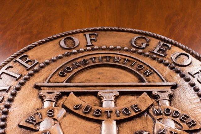 Georgia state seal - manslaughter defense lawyer penalties and sentencing